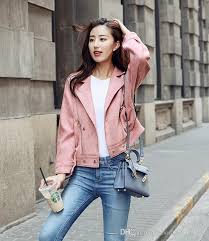 About 55% of these are women's jackets & coats. New Spring Autumn Women Fashion Loose Bf Style Jacket Coats Ladiess Elegant Lapel Short Jackets Girls Lovely Pink Long Sleeve Coats From Goodluck181888 42 65 Dhgate Com