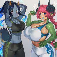 Dragon girls by nia4294 | Monster Girls | Know Your Meme