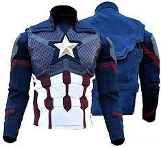 Avengers Endgame Captain America Biker Jacket Celebrities Leather Jacket Marvel Jacket Custom Leather Jackets