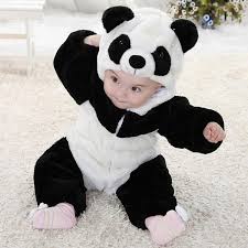2018 Newborn Baby Boy Girl Rompers Animal Panda One Piece Long Sleevedresskily Roupas Fofas De Bebe Fantasias De Animais Para Criancas Fantasias De Panda