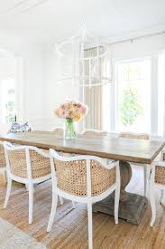 The arms curve around the back and down to the seat in one smooth, continuous line. Our Dining Room Tour Monika Hibbs