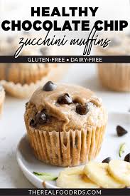 Gluten Free Chocolate Chip Zucchini Muffins The Real Food Dietitians Recipe In 2020 Gluten Free Chocolate Gluten Free Chocolate Chip Real Food Recipes