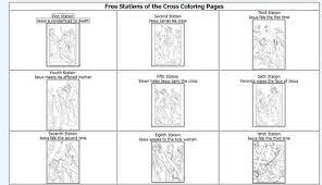 This collection includes mandalas, florals, and more. Stations Of The Cross For Children Coloring Pages