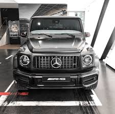 With Tell Tale Features Like The Amg Specific Radiator Grille The Mercedes Amg G 63 Is An Impressive Figure In Mercedes G Wagon Mercedes Mercedes Benz G Class