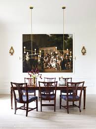 This artwork is added well to this runner as it stretches across the entire piece without overwhelming it. 65 Best Dining Room Decorating Ideas Furniture Designs And Pictures