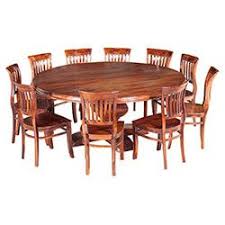 Sierra Nevada Round Rustic Solid Wood Dining Table Chair Set In 2020 Rustic Solid Wood Dining Table Large Dining Room Table Large Round Dining Table
