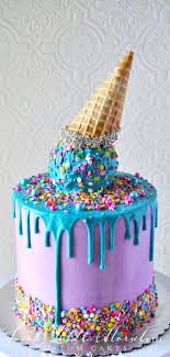 Ice Cream Cone Cake Ice Cream Cake Drip Cakes Cake