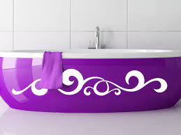Badewanne und arm dabei raus sollte ok sein. Wandtattoo Wellen Dekor Als Wandgestaltungsidee Wandtattoo Com