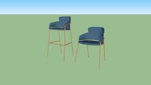 Large Preview Of 3d Model Of F01 Debi Strike Armchair Armchair Cafe Chairs Dining Chairs
