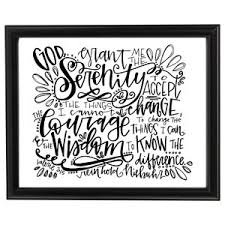 Back to coloring pages you can color on the computer for adults. Serenity Prayer Art Print Valerie Wieners Art