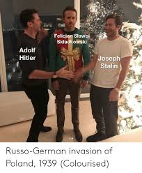 A map animation of the invasion of poland in 1939, where germany, the ussr, slovakia, and lithuania partitioned poland. Russo German Invasion Of Poland 1939 Colourised Poland Meme On Me Me