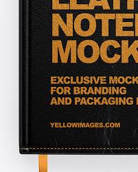 You will find book and mockup book like hardback book mockup, open book mockup, hardcover book mockup, book. Leather Notebook Mockup In Stationery Mockups On Yellow Images Object Mockups