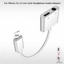 For Iphone Lighting To 3 5 Mm Headphone Jack Adapter 2 In 1 For Iphone X Xs Xr 7 Plus Plug Play Audio Ios 12 Charger Converter Aliexpress Com Imall Com