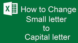 In this article, we will learn how to make the first letter in uppercase in every cell of excel. How To Change Lowercase To Uppercase Letter In Ms Excel Sheet Youtube