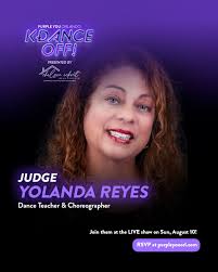 🕺🏼 K-DANCE OFF JUDGE SPOTLIGHT: Yolanda Reyes Yolanda is a Florida native  with dance experience and a career expanding over many decades. She began  studying tap, jazz, ballet, contemporary, and hip-hop dance