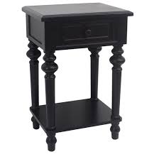 Black Heidi 1 Drawer Accent Table Kirklands Living Room Decor Traditional End Tables Furniture Sale