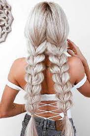 African Women Hairstyles Cute Pigtails For Adults Half Up Or Braided Even Buns Hairstyles You Like Can Be Inco Hair Styles Thick Hair Styles Long Hair Styles