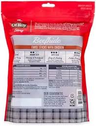 Ol' Roy Beefhide Twist Sticks with Chicken, 23.6 oz, 100 Count