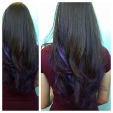 Purple Peekaboo Highlights Photomy Hair Styles Pictures Peekaboo Hairstyle Hairstyles And Nails Art Ideas Peekaboo Hair Underlights Hair Hair Styles