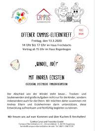 E, draga, draga (hey, darling, darling). Elterntreff Am 13 03 2020 Campus Elterninitiative