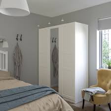 Pax Tyssedal Wardrobe Combination White Mirror Glass 59x23 5 8x79 1 4 Ikea In 2020 Ikea Pax Ikea Tyssedal Glass Mirror