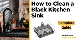 How To Clean A Black Kitchen Sink