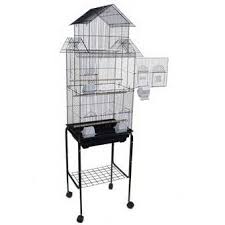 Bird Cage On Wheels For Sale Chao Charming Aviary Large Flight Cage With Wheels Casters In 2020 Small Bird Cage Bird Cage Stand Black Bird Cage