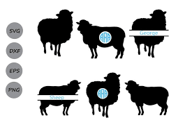 Download Sheep Svg Cut File Sheep Monogram Svg Farm Animals Svg 87349 Cut Files Design Bundles