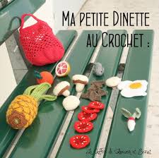 Dinette En Crochet Tuto Des Fruits Et Des Legumes Au Crochet Le Coffre De Scrat Et Gloewen Couture Lecture Diy Illustrations Aliments En Crochet Dinette Crochet
