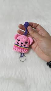 Amigurumi Pembe Kedi Anahtarlik Yapimi Pembe Anahtarlik Orgu