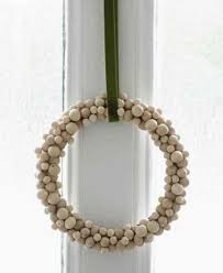 Diy Wooden Bead Wreath From Sweet Paul Remodelista Wooden Wreaths Wooden Diy Mason Jar Diy