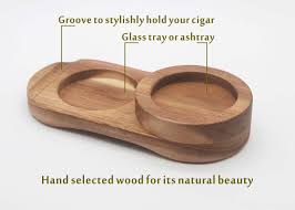 Shop with afterpay on eligible items. Rustic Wooden Whiskey Glass And Cigar Holder Tray Slot To Hold Cigar Cigar Ashtray Great Cigar Accessories Gift Set For Men Food Service Equipment Supplies Digidhara Tabletop Accessories