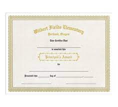 This weight certificate consists of the vehicles gross weight, vehicle identifications number, type of vehicle, purposed use and new owner's information. Principal S Award Gold Heavy Weight Certificate Jones School Supply