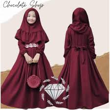 Gamis Anak Perempuan Fashion Baju Dress Muslim Tahun 2020 Murah Tanggung Terbaru Terbaru2020 Lebaran Shopee Indonesia