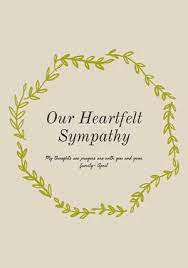 Find perfect cards for family & friends today! Free Sympathy Card Templates Adobe Spark