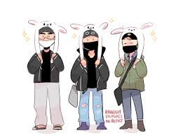 Claire On Twitter Bunny Hat Bts Bts Chibi