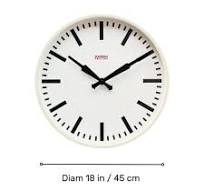 Factory White XL Clock