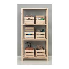 Knagglig Pine Box 46x31x25 Cm Ikea Ikea Rearranging Bedroom Cute Room Decor