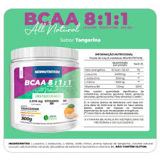 Combo 2 Bcaa 8 1 1 All Natural Tangerina 300g Newnutrition Bcaa Magazine Luiza