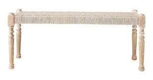 Banc Indien Jute Argente Diwali Mobilier De Salon Bancs Et Jute