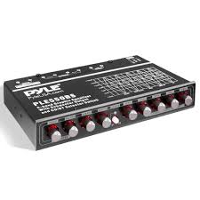 Amazon.com: 5 Bands Graphic Equalizer with SUB Volume Adjustable for  Subwoofer Channel, Built in Bluetooth for Wireless Music Streaming, Stereo  RCA Output, Aux RCA Input, Mounting Hardware Included : Electronics