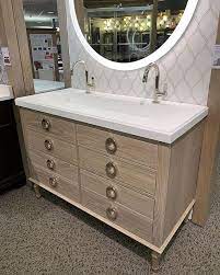 Traditional charm meets contemporary flair with this caldwell 48 single bathroom vanity set. Traditional Design With Room For 2 At 48 Hayden Double Vanity In Cerused Oak With Guildstone Trough Sink Oak Bathroom Vanity Double Vanity Trough Sink Vanity