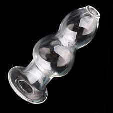 Amazon.com: Crystal Calabash Shape Transparent Anal Plug Peephole Clear  Hollow Glass Butt Plug Sex Toys (Color : Transparent, Size : L) : Health &  Household