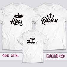 Rekomendasi baju sejenis koleksi gamis queen ratu terbarusilahkan scroll kebawah untuk memilih model yang lainkliktap pada gambar untuk mendapatkan detail baju. Baju Kaos Keluarga Custom Anak Dewasa Desain Kaos King Queen Gratis Ganti Nama Tulisan Shopee Indonesia