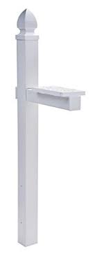 Check spelling or type a new query. Gibraltar Mailbox Post White Aluminum Mailboxposts