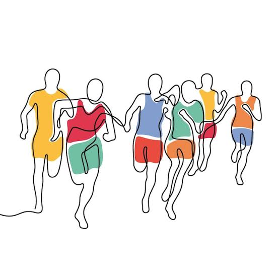 Marathon runner drawing Images - Free Download on Magnific (formerly  Freepik)