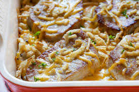 This is a great way to use leftover ham, chicken, turkey or beef. Pork Chop Casserole I Am Homesteader