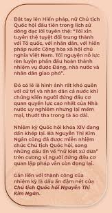 Quốc hội việt nam sẽ bầu chủ tịch nước, thủ tướng, chủ tịch quốc hội nhiệm kỳ mới tại kỳ họp đầu tiên quốc hội khóa xv dự kiến sẽ khai mạc vào ngày 20/7/2021. Dáº¥u áº¥n Nhiá»‡m Ká»³ Cá»§a Ná»¯ Chá»§ Tá»‹ch Quá»'c Há»™i Ä'áº§u Tien Trong Lá»‹ch Sá»­