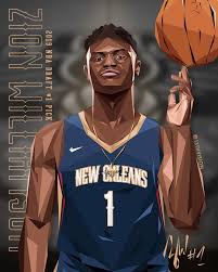 Zion Williamson In 2020 Nba Artwork Basketball Players Nba Mvp Basketball