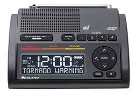 Midland Radio Wr400 Deluxe Noaa Weather Radio Noaa Weather Radio Weather Radio Weather Alerts